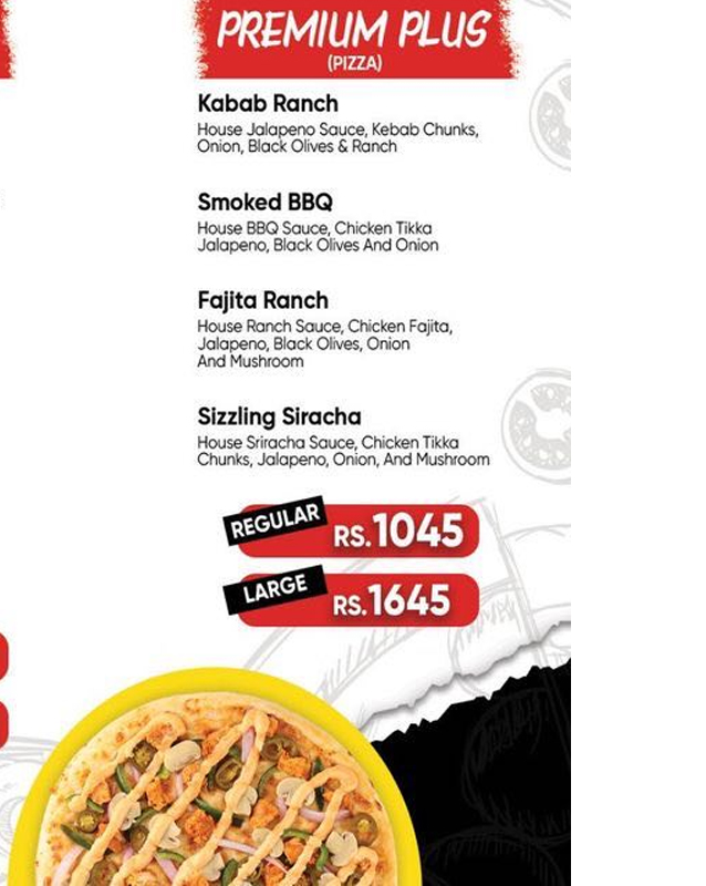 Pizza 363 menu