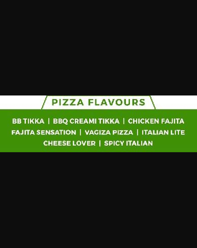 Pizza G menu
