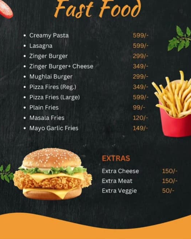 Pizza Mania Karachi menu