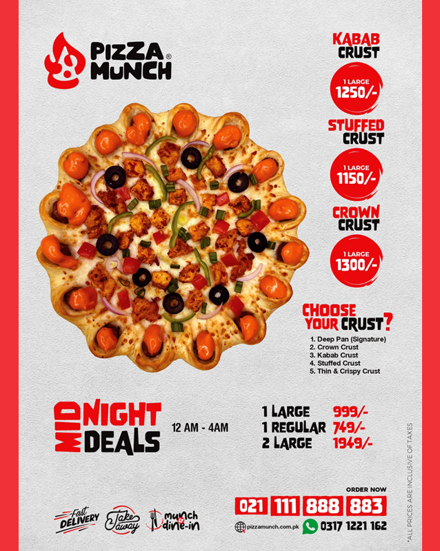 Pizza Munch menu