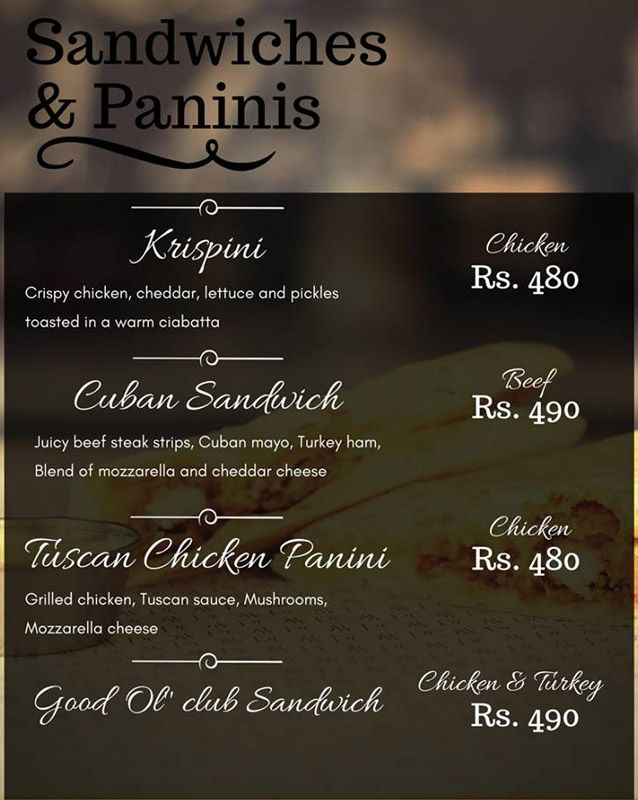 POW menu