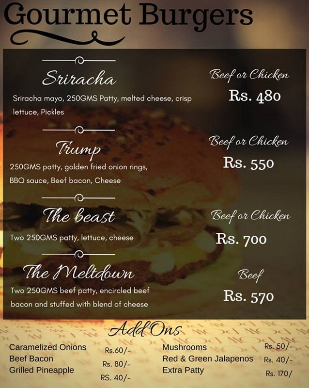 POW menu