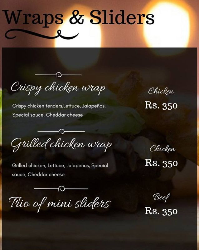 POW menu