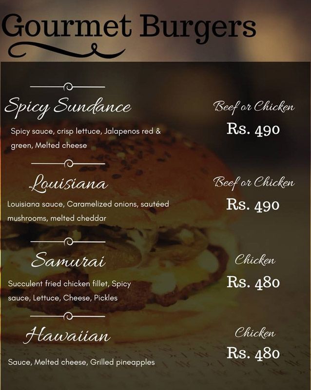 POW menu
