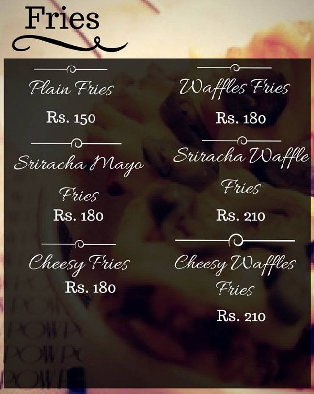 POW menu