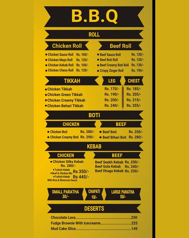 Precious Cafe menu