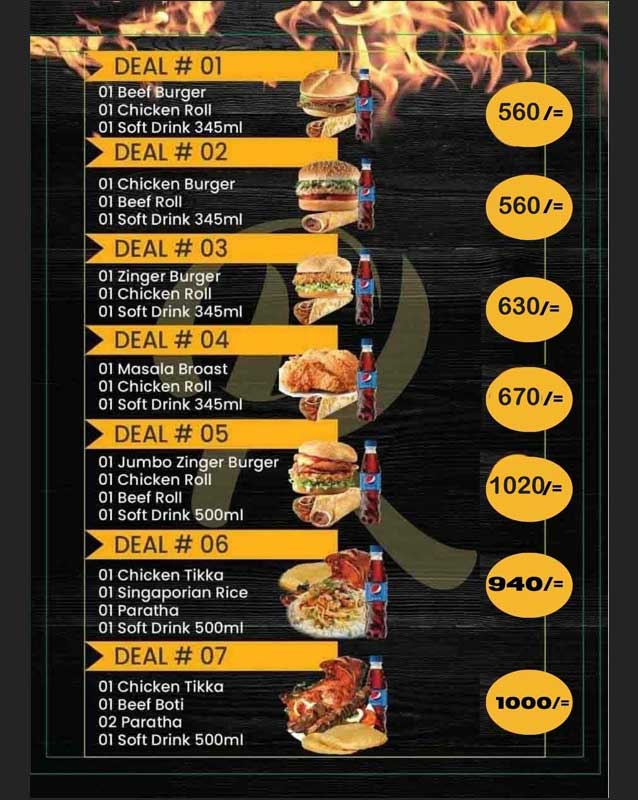 Rao Rajput Restaurant menu