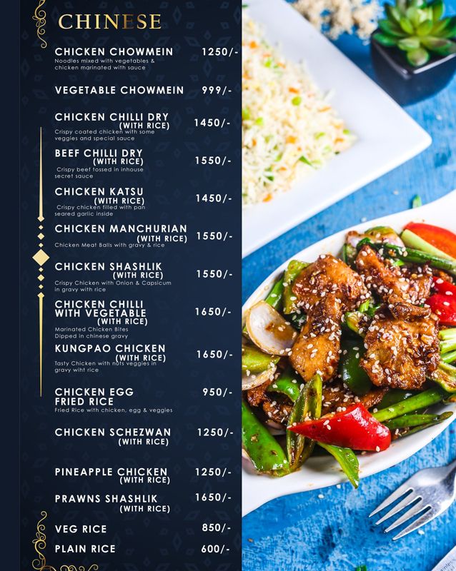 Resto menu