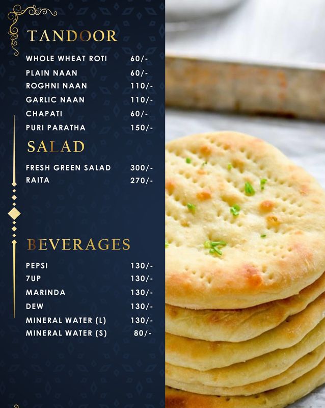 Resto menu