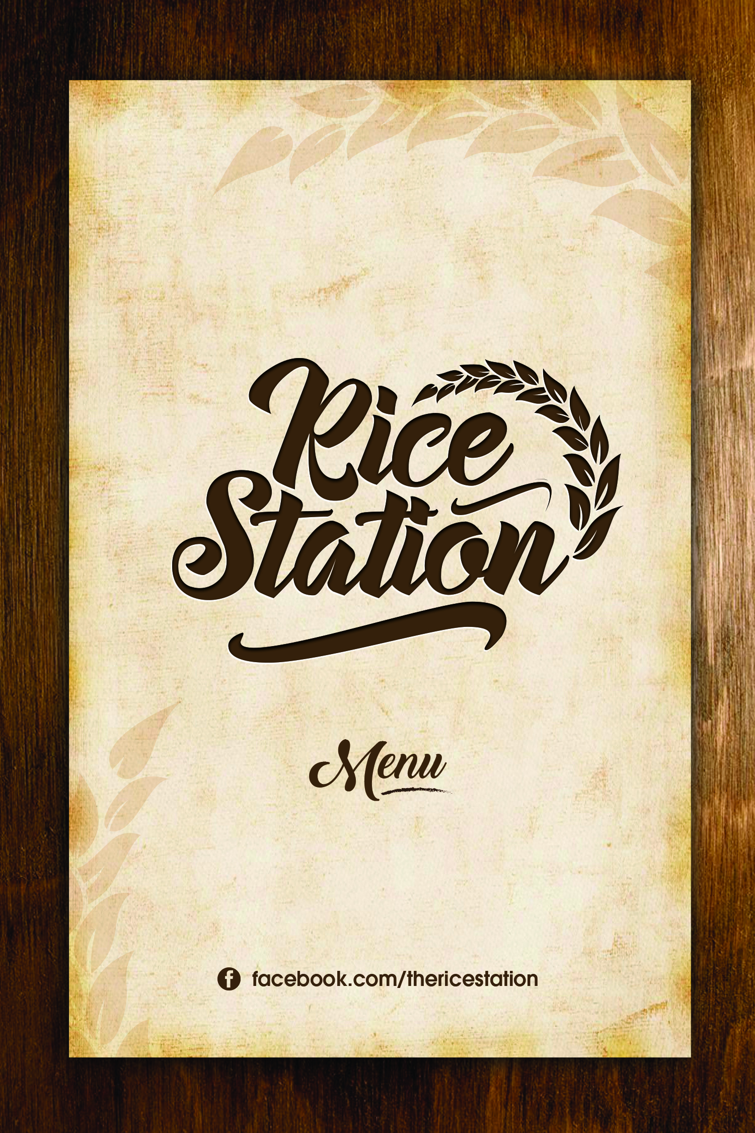 Rice Station menu