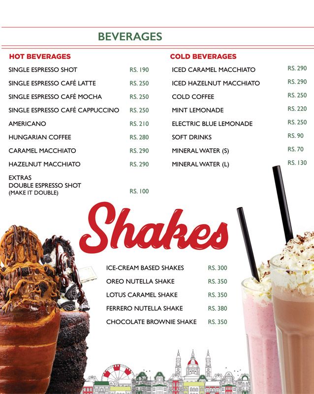 Rigos menu