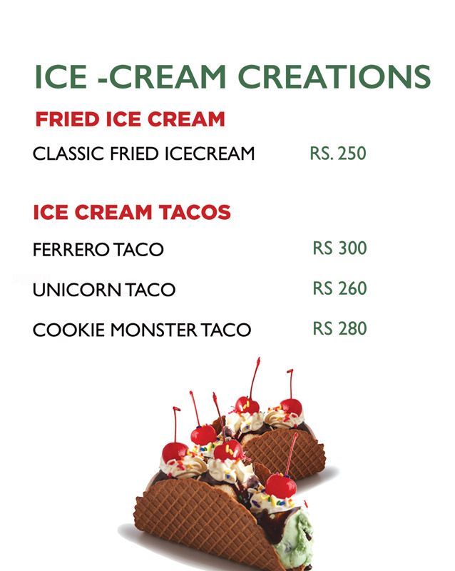 Rigos menu