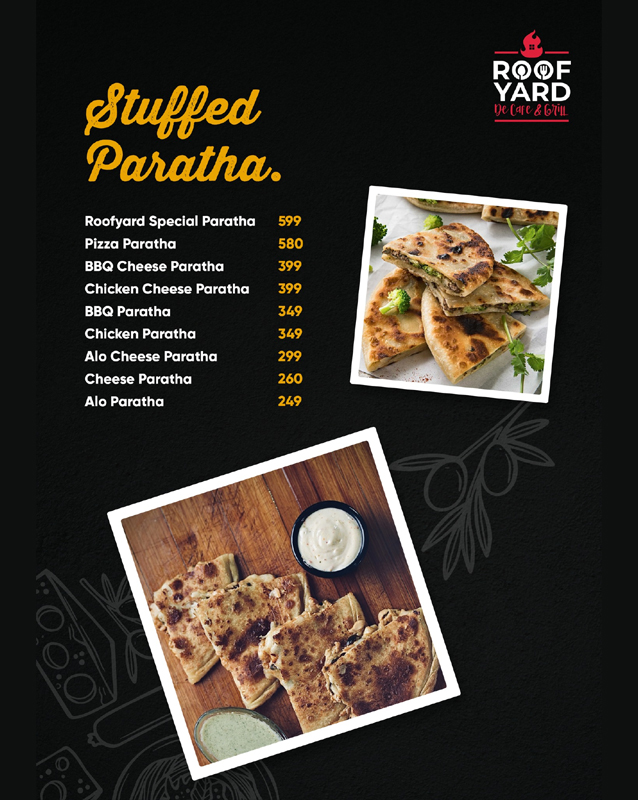 Roof yard menu