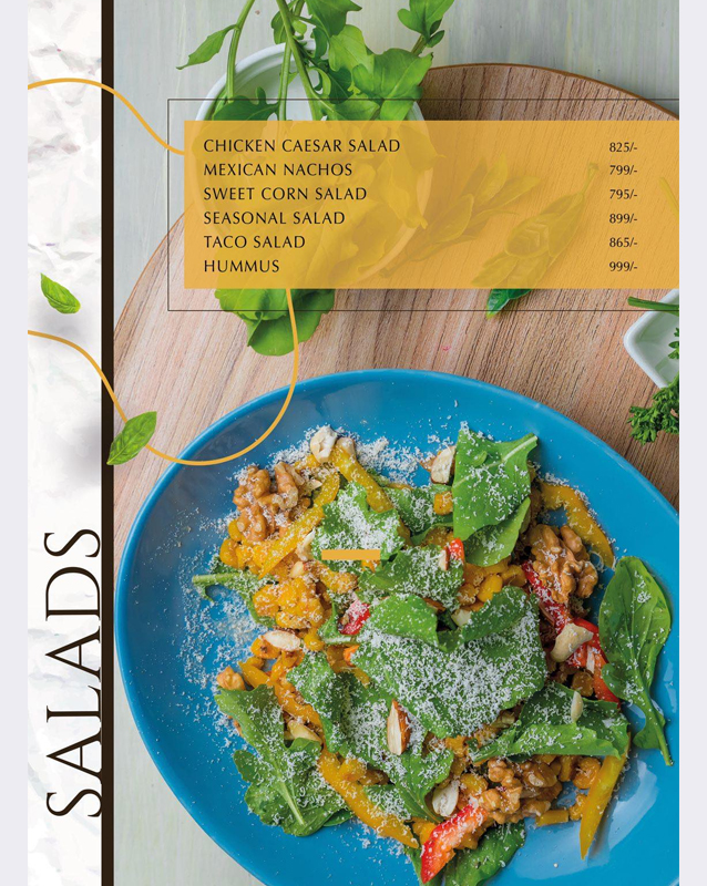 Rosati Bistro menu