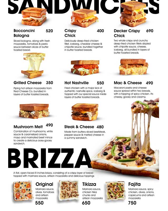 S'wich menu