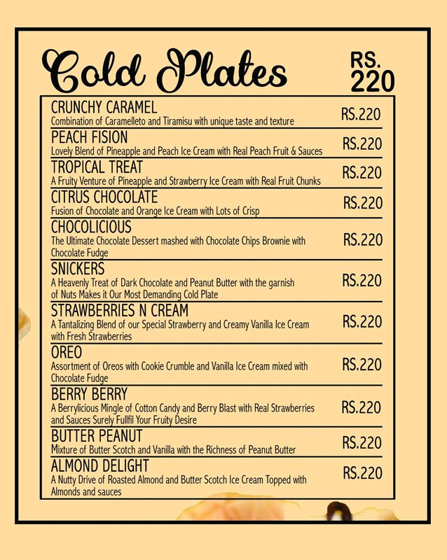 Scoopi menu