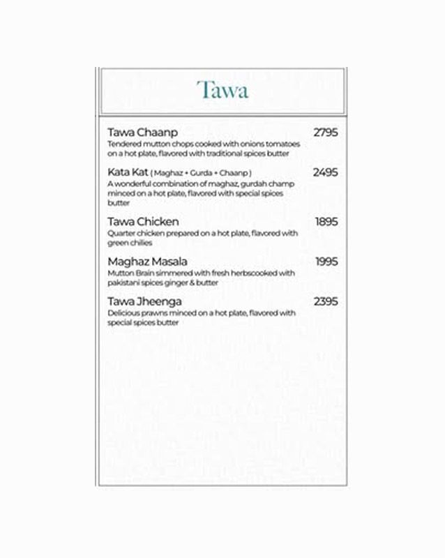 Pathan menu