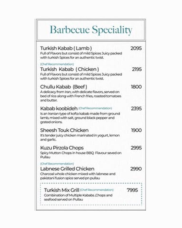 Pathan menu
